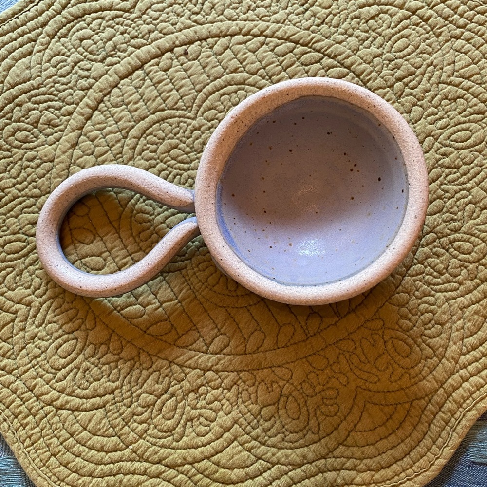 Handmade Pottery Rice Spoon
